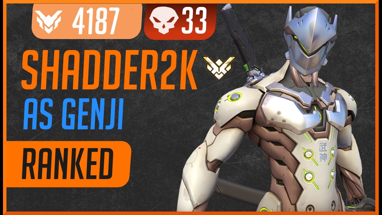 [110] Shadder2k as Genji | 33 Elims | Hollywood | Play of the Game | 4187 SR 『Overwatch Pro Replays』
