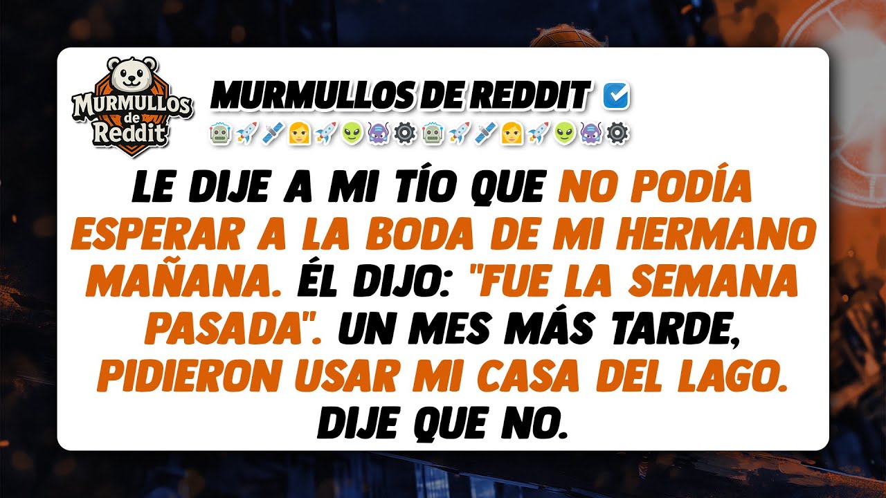 Mi hermano no me invitó a su boda. Un mes después, pidió usar mi casa del lago.
