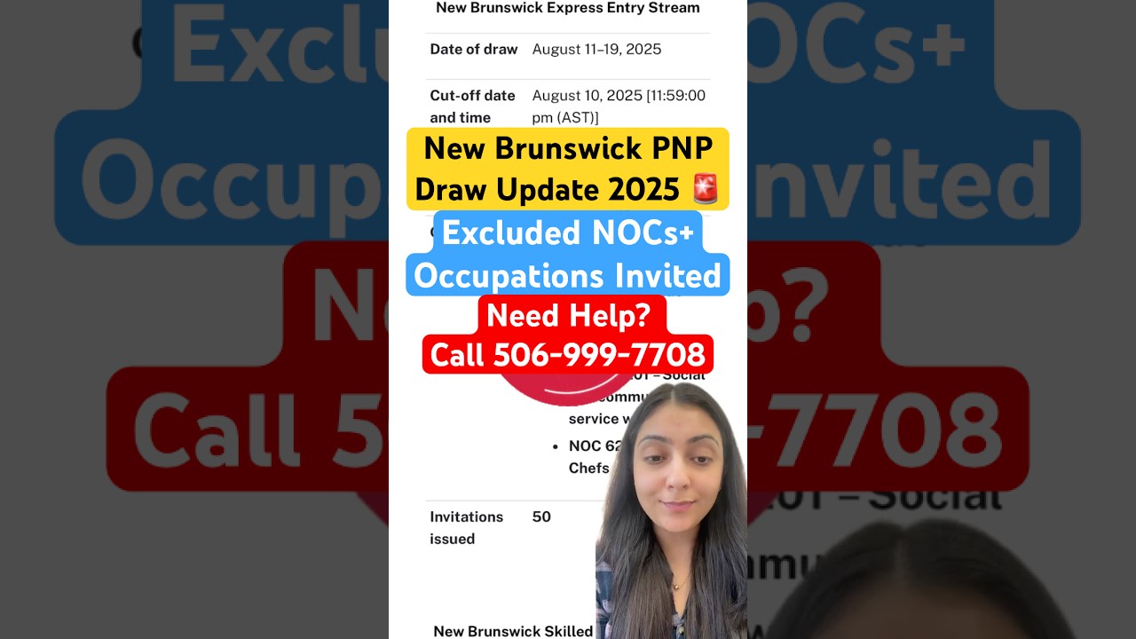 New Brunswick Immigration Draw 2025 &mdash; Results Revealed (Must Watch)