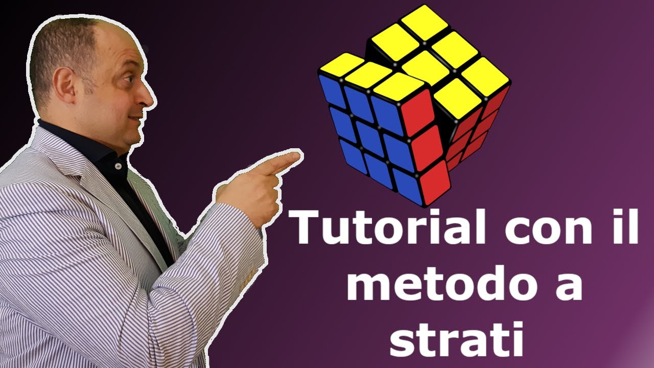 Tutorial in Italiano per il Cubo di Rubik 3x3 metodo a strati per principianti (Facile)