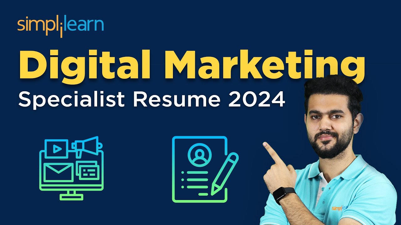 Digital Marketing Specialist Resume 2026 | How To Make A Digital Marketing Resume | Simplilearn
