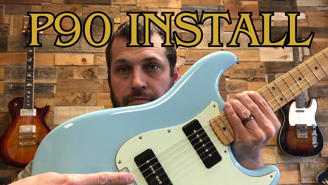 Installing P90's in a Fender Stratocaster