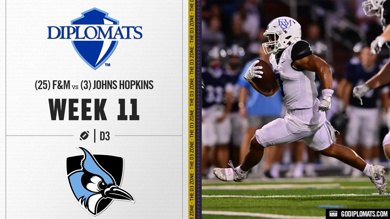 #25 Franklin & Marshall vs. #3 Johns Hopkins Highlights (GAME OF THE YEAR?) | D3 Football 2025