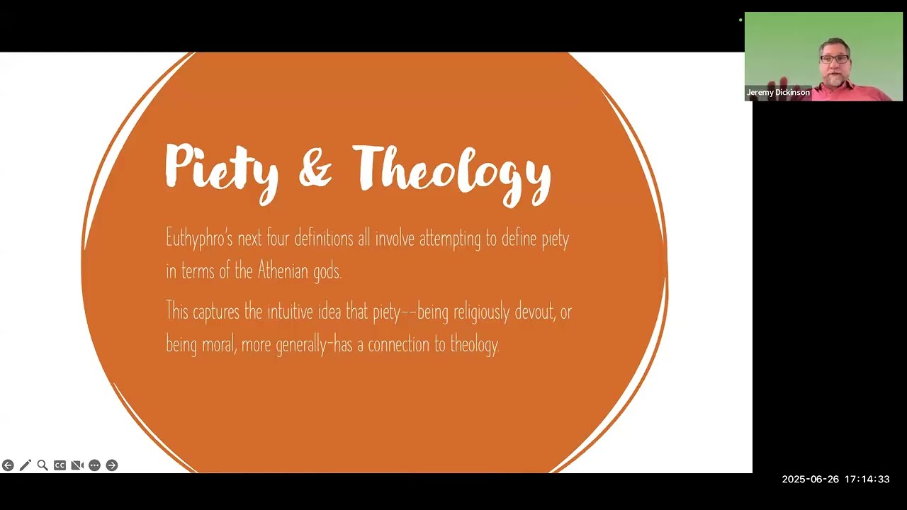 Plato's Euthyphro - Part 1
