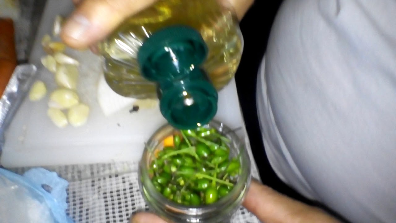 Chiles del monte en salmuera