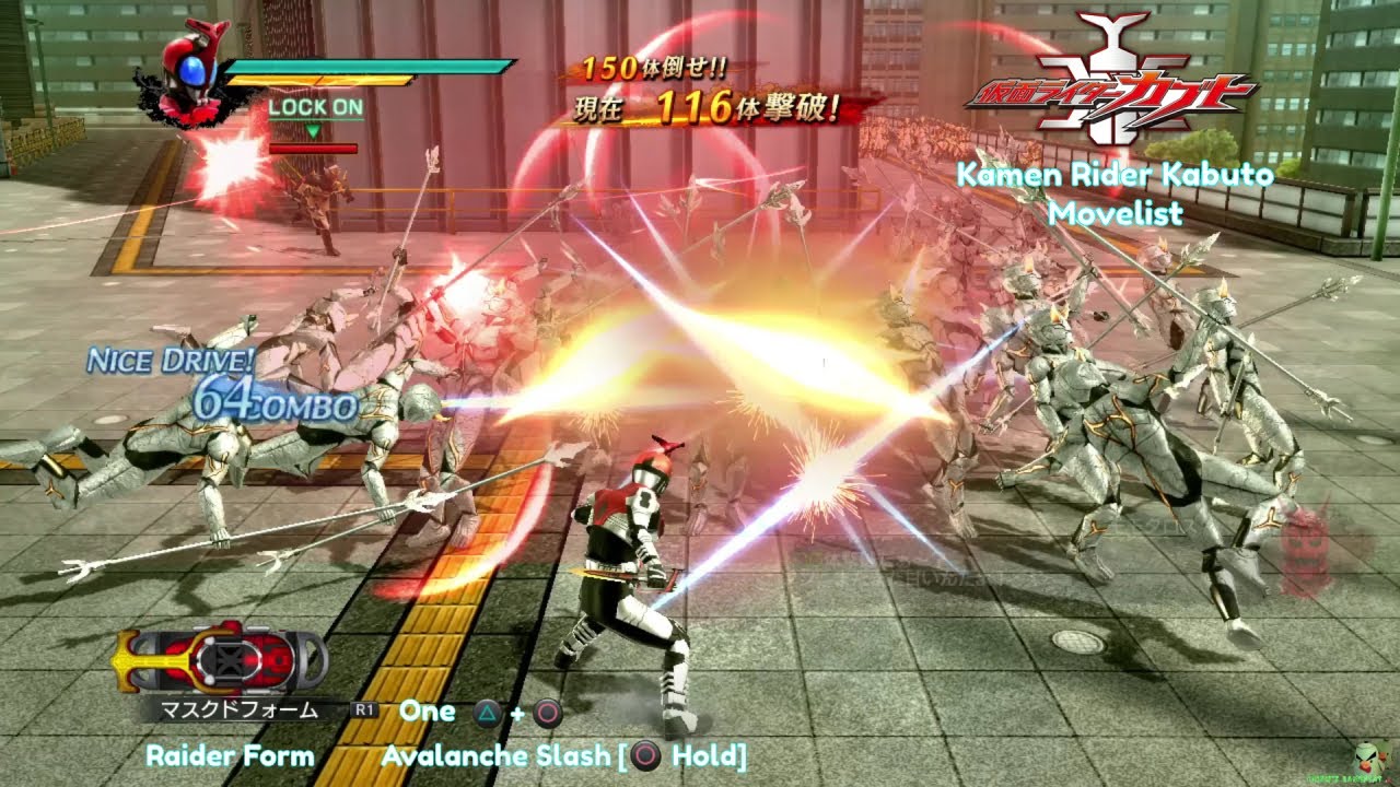 Kamen Rider Kabuto - Movesets [Kamen Rider: Battride War Genesis]