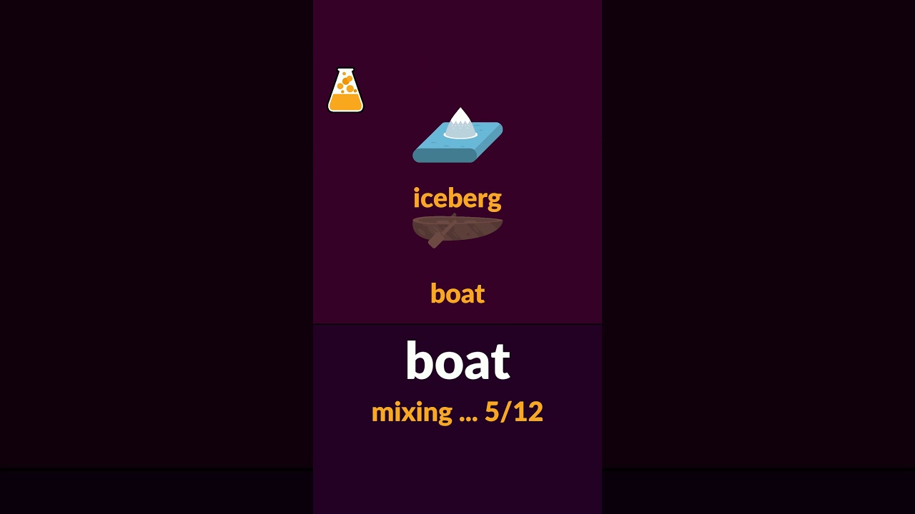 Use the BOAT in Little Alchemy 2