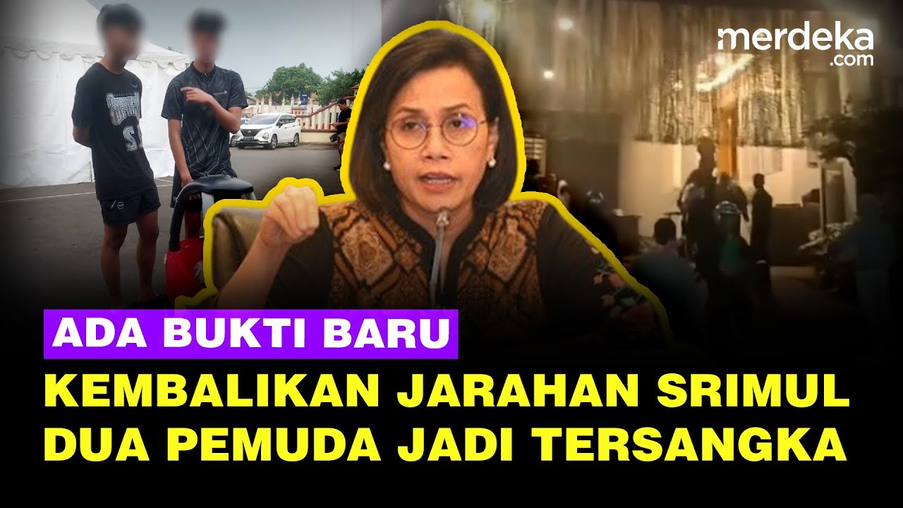 Dua Pemuda Mullet Jadi Tersangka Terbukti Ikut Penjarahan Usai Kembalikan ke Rumah Sri Mulyani