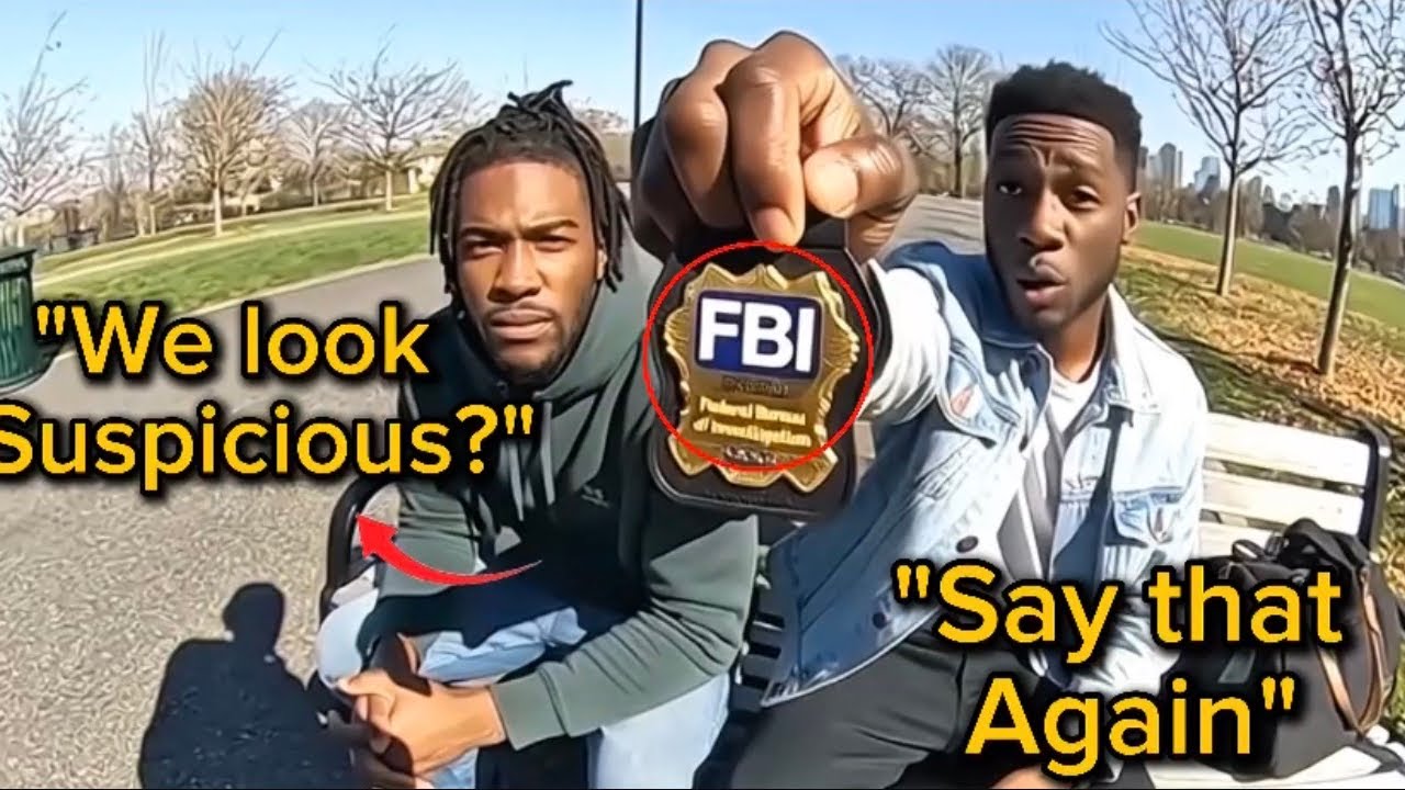 Racist Cop Tries to Arrest Two Black Men on Park Bench — Unaware They’re Undercover FBI Agents