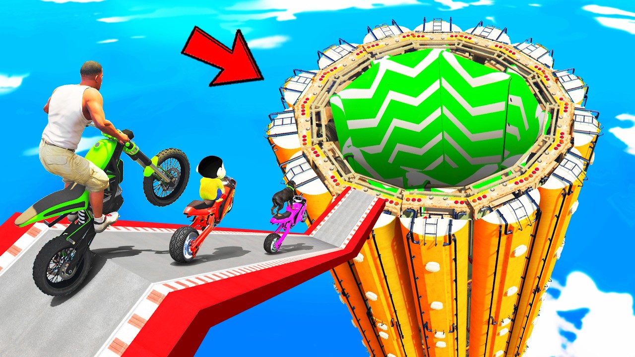 SHINCHAN AND FRANKLIN TRIED THE IMPOSSIBLE TANKER SPEED BOOSTER TUNNEL PARKOUR CHALLENGE GTA 5