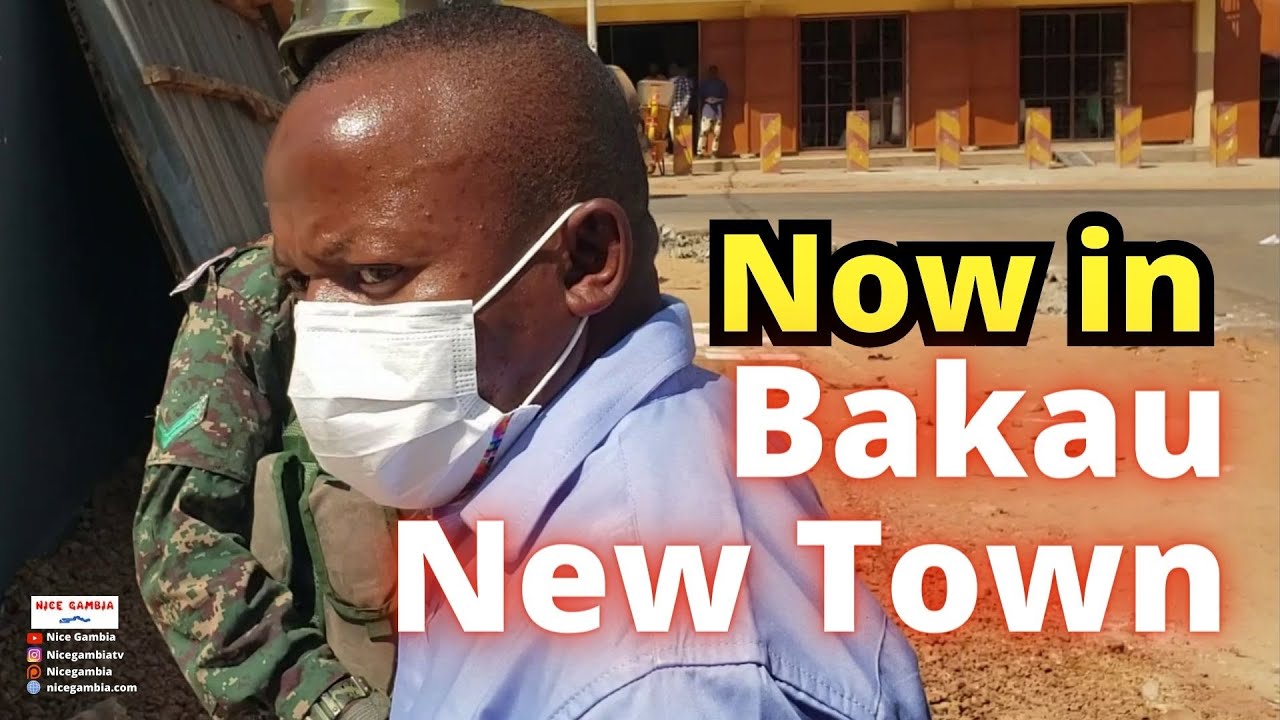 Manneh Arrives in Bakau New Town to clear Road
