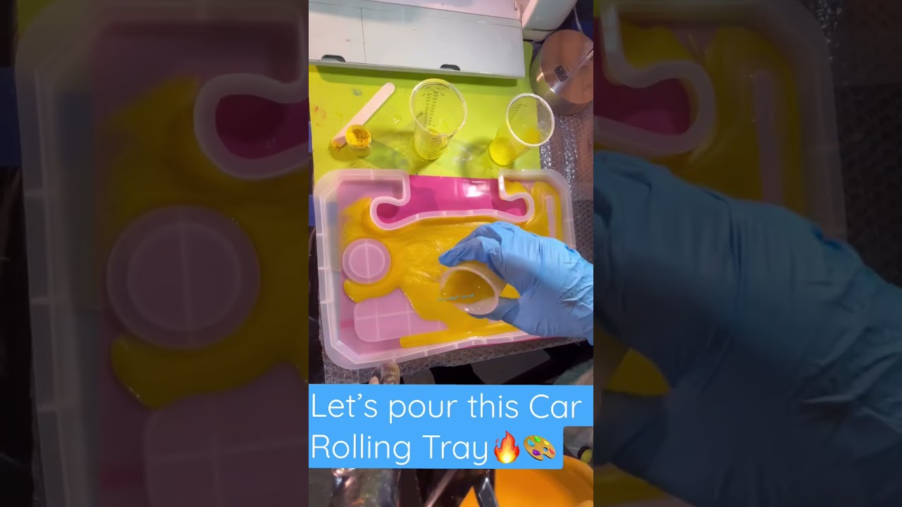 POUR🫗✨ #shorts #satisfying #asmr #viral #resinpour #pouring #resinart #art #rollingtrays