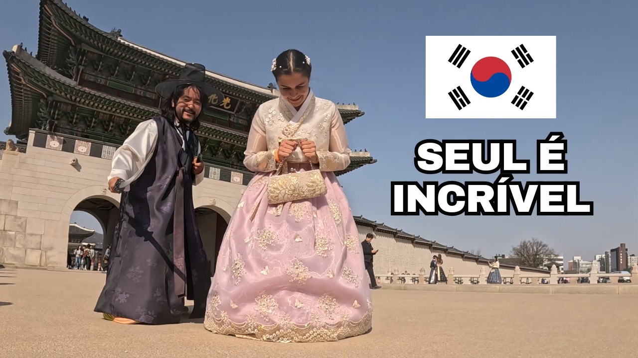 VIROU K-POP! Dançamos PSY nas Ruas de Seul 🤣🇰🇷