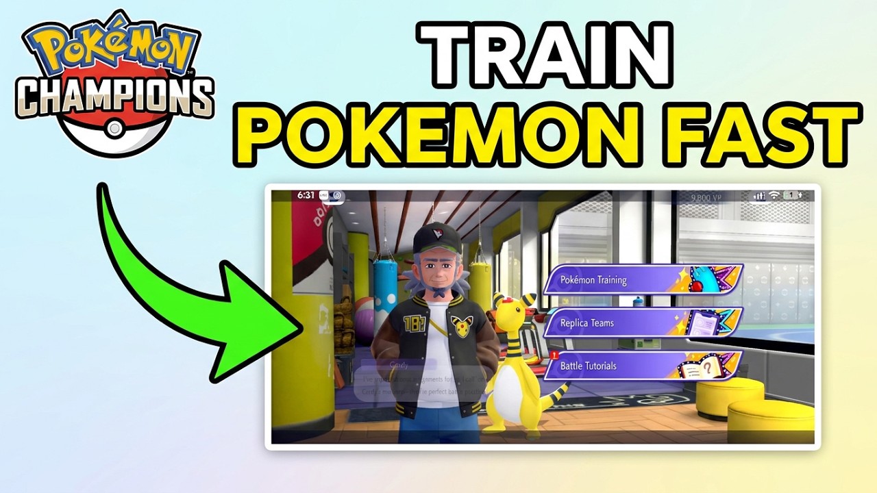 Pokemon Champions How to Train Pokemon