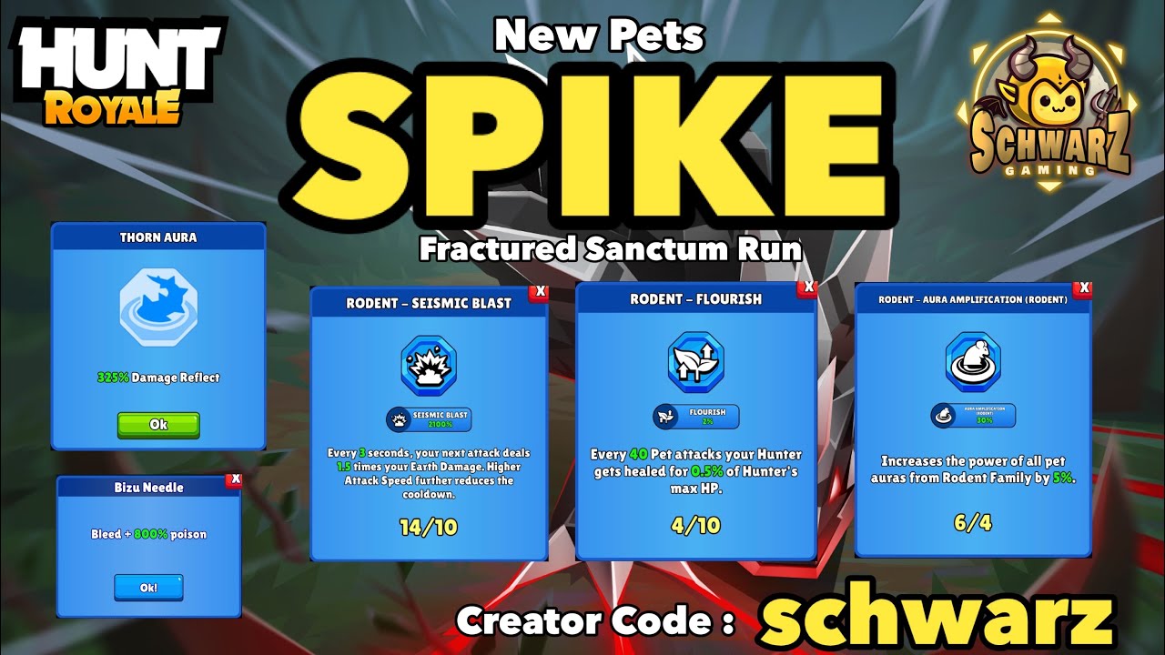 Hunt Royale - Fractured Sanctum Run with Danol 8.22