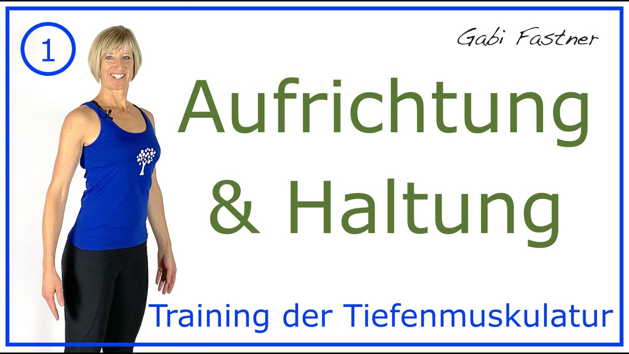 1von5🍀 22 min. Aufrichtung und Haltung | Tiefenmuskulatur trainieren, ohne Geräte