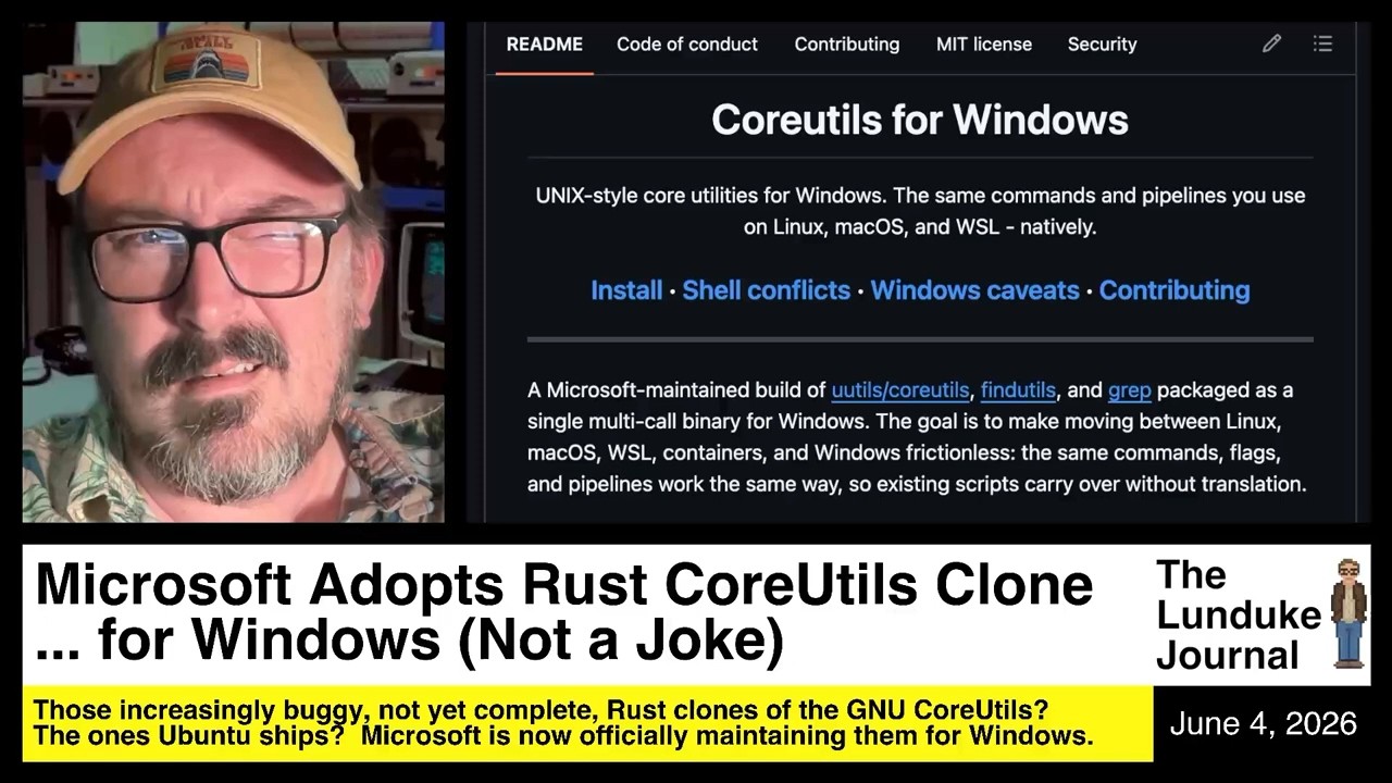 Microsoft официально переносит Rust CoreUtils на Windows... (это не шутка)