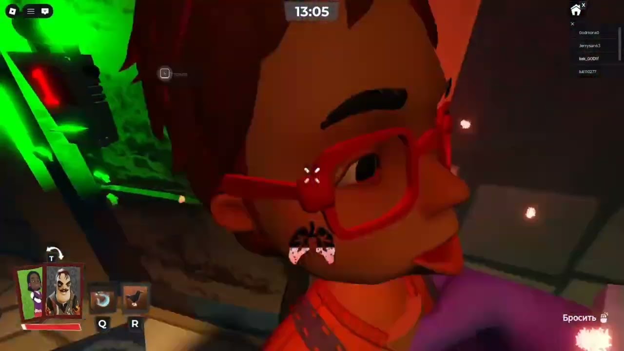 Secret Neighbor BETA Roblox ,Gameplay for the butcher)(секрет соседа БЕТА роблокс, играю за мясника.