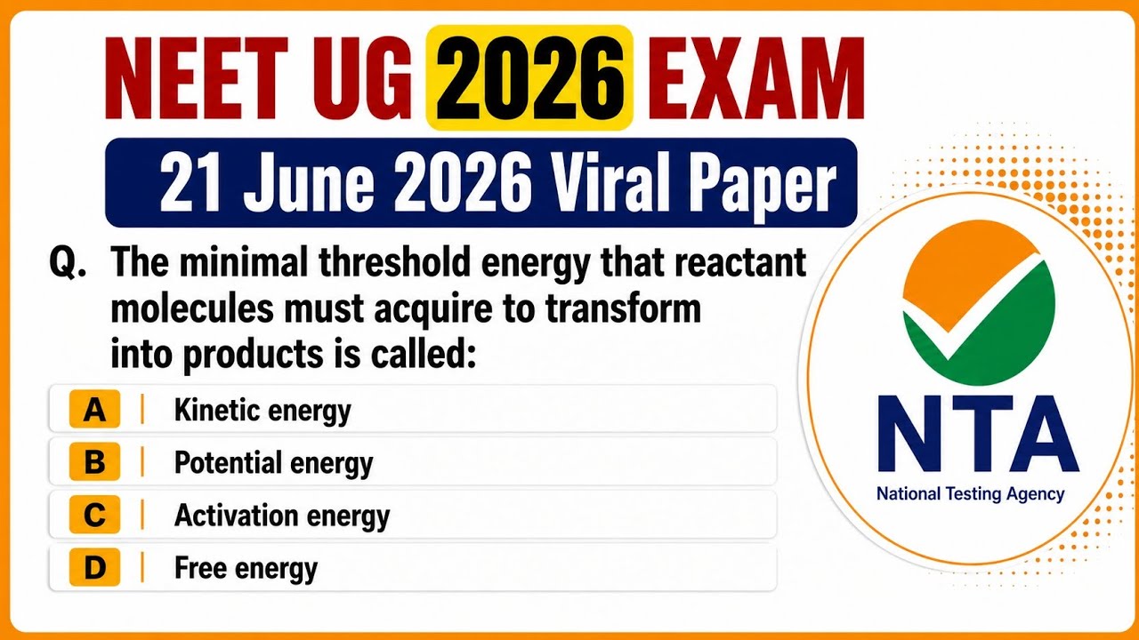 😱🔬🚨 NEET UG 2026 Paper Out?✅ | June 21, 2026 Question Paper Analysis 📝 | Bio, Physics, Chemistry🔥