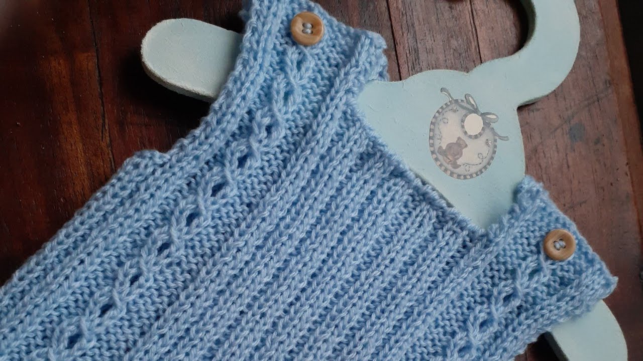 Chaleco ó pancerito para bebés.  ideal para perder el miedo al tejido!   #bebes #handmade #tutorial