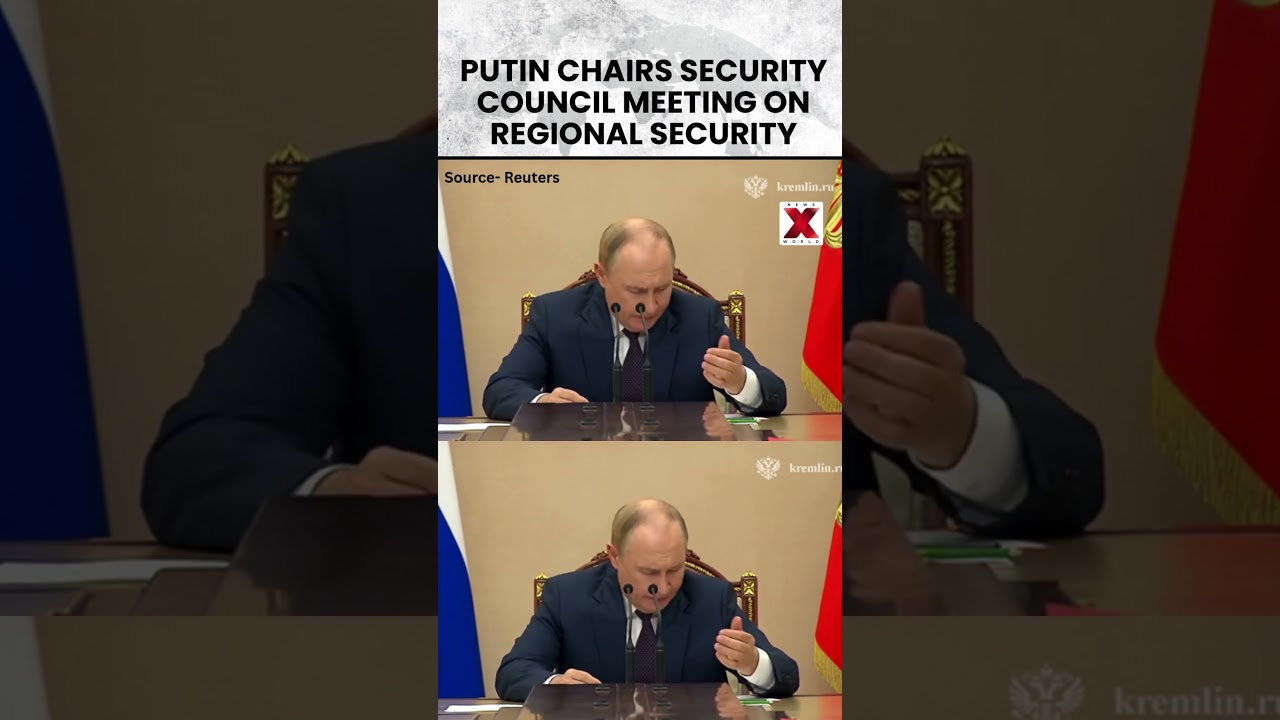 #putin | Putin Leads Meeting Focusing On Regional Security And Stability Issues #russiaukrainewar