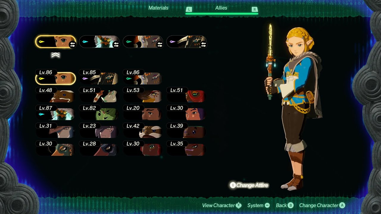 Hyrule Warriors: Age of Imprisonment - All Playable Characters And Outfits