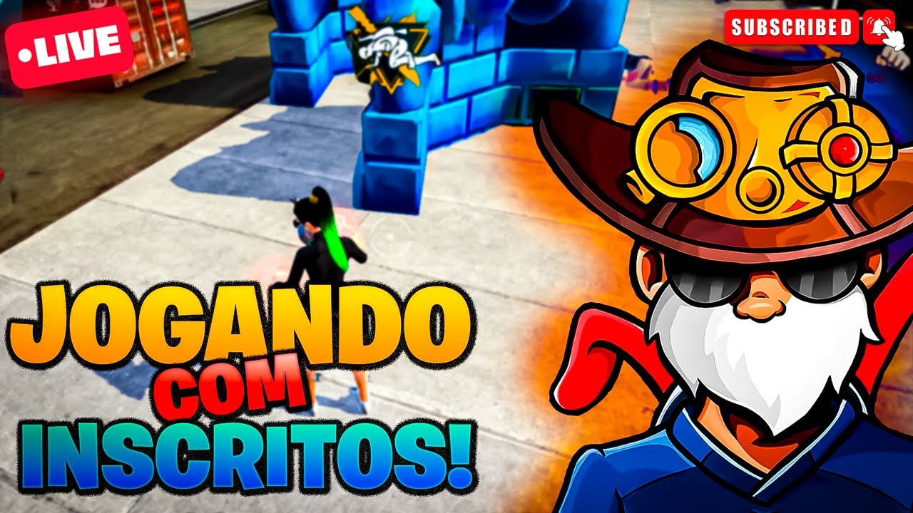 🐦 FREE FIRE AO VIVO 🐦 JOGANDO COM INSCRITOS 🐦 RANKZADA 🐦 ntjzoяy 🐦 #30k #freefire #freefireaovivo