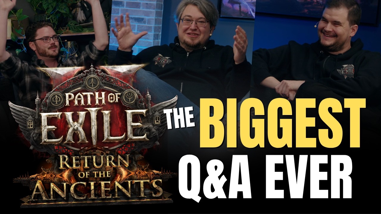 PATH of EXILE 2: RETURN of the ANCIENTS Q&A - A Monumental New Endgame & Too Much More...