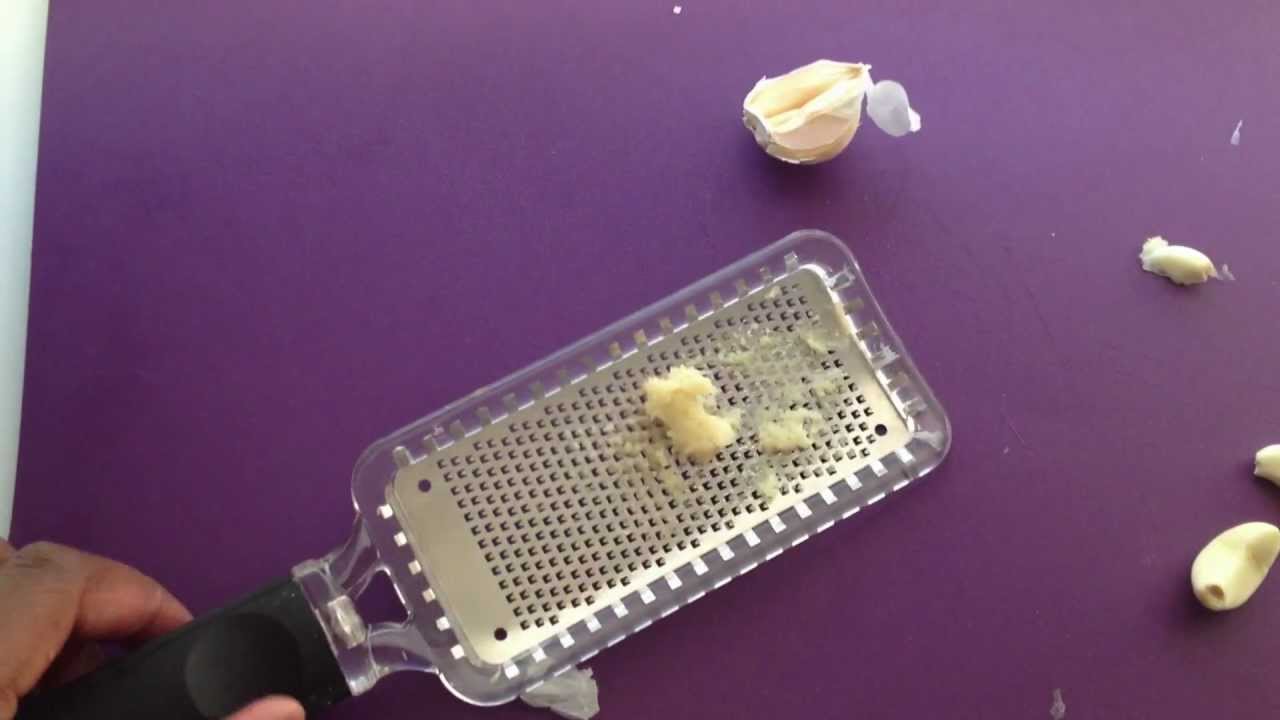 How to Grate Garlic on a Microplane