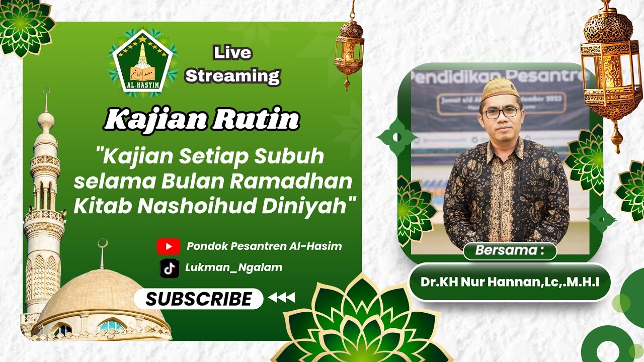 10. Ngaji Kitab Nashoihud Diniyah