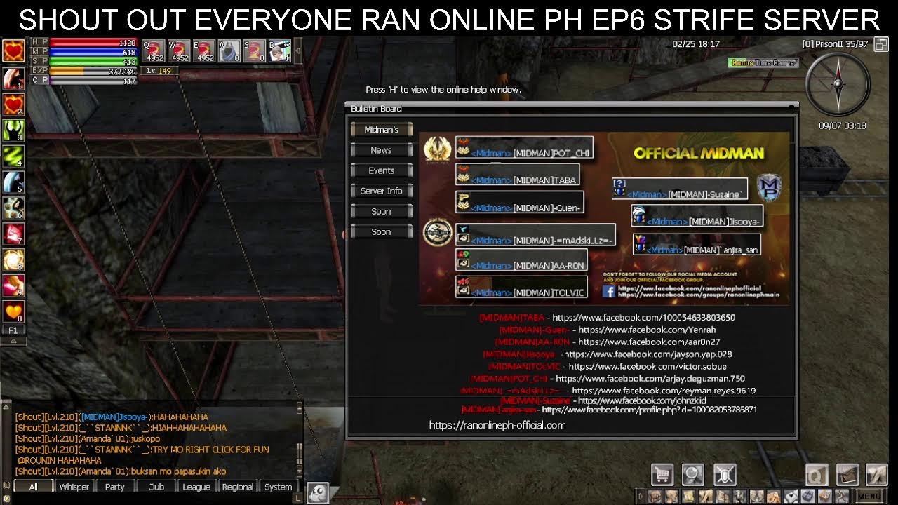 Good evening welcome to my LS GAMING RAN ONLINE PH STRIFE for WH SHOUT OUT EVERYONE
