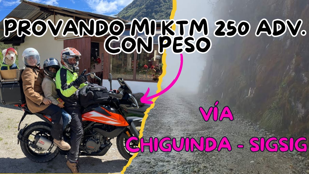 PROBÉ MI KTM  250 ADVENTURE CON PESO, EN UN VIAJE  EXTREMO 🔥