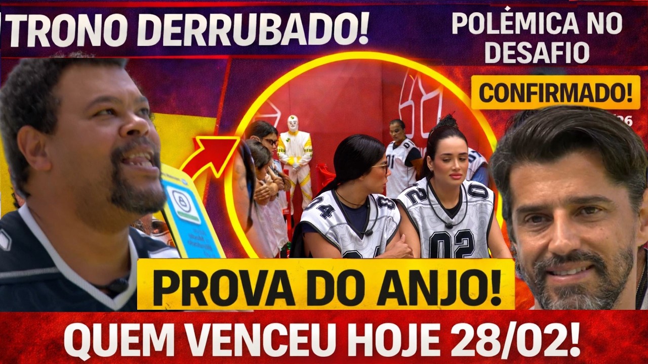 BBB26: QUEM VENCEU A PROVA DO ANJO DE HOJE 28/02/26 VINGAN&Ccedil;A ARMADA NO MONSTRO BBB 26!