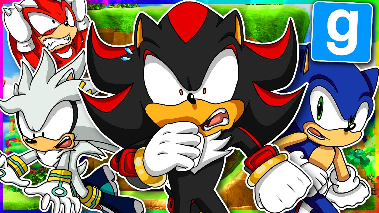 Sonic, Shadow & Silver Play GMOD Deathrun! - Sonic Map! (Garry's Mod) Ft. Knuckles & Metal Sonic
