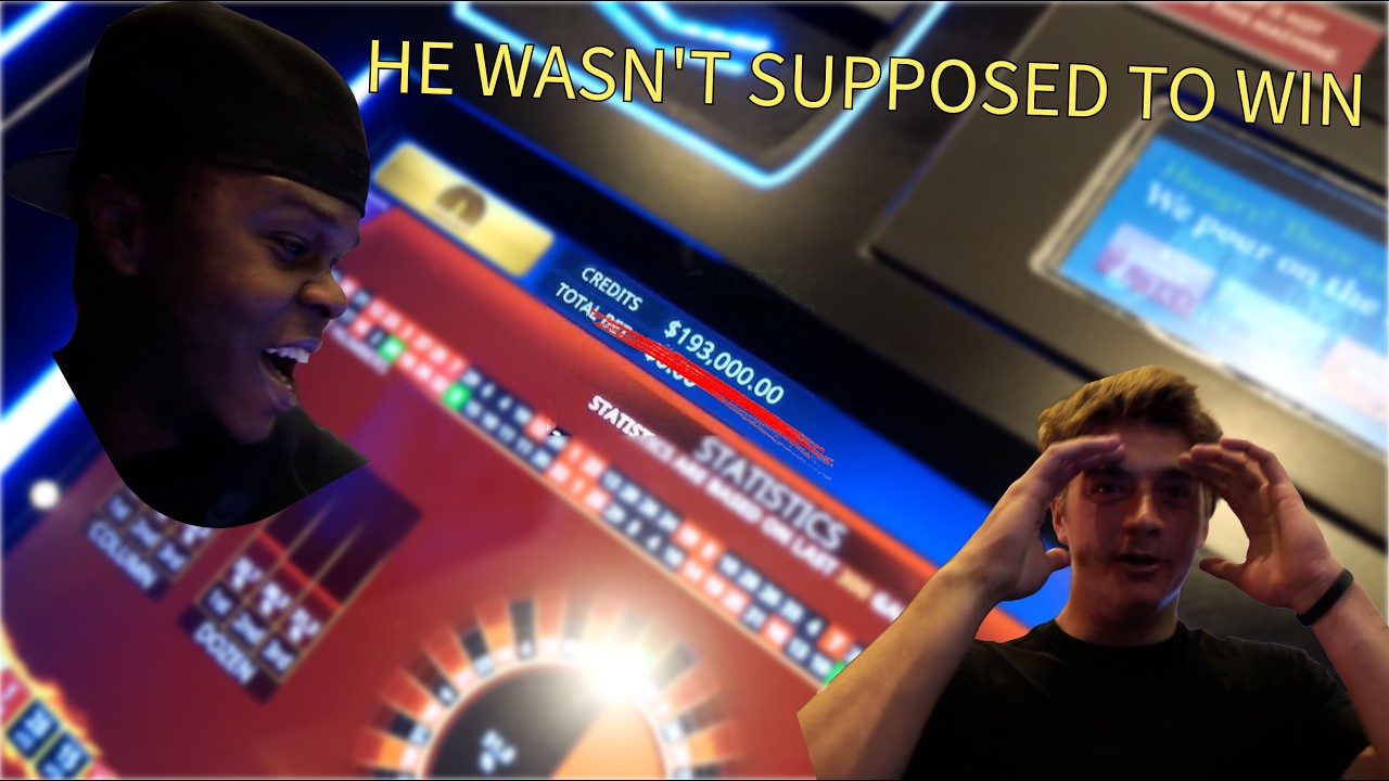 HE WON AT ROULETTE!!!