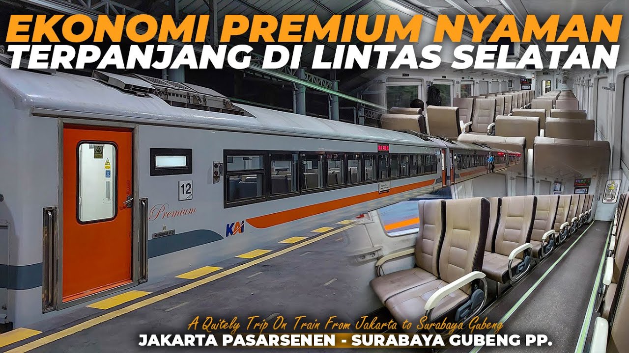 JAYAKARTA, KERETA PREMIUM NYAMAN LINTAS SELATAN! Trip Naik KA Jayakarta Jakarta - Surabaya!