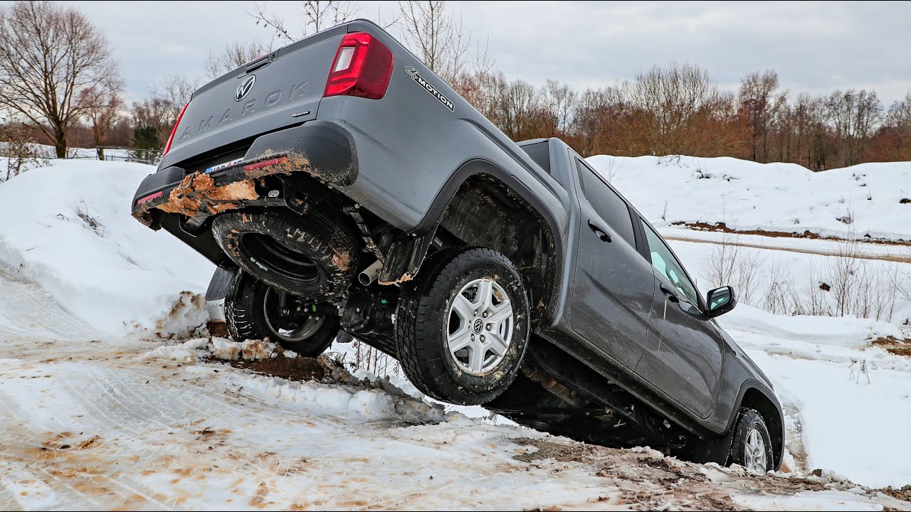 2024 Volkswagen Amarok V6 OFF-ROAD Test Drive, Snow & Mud