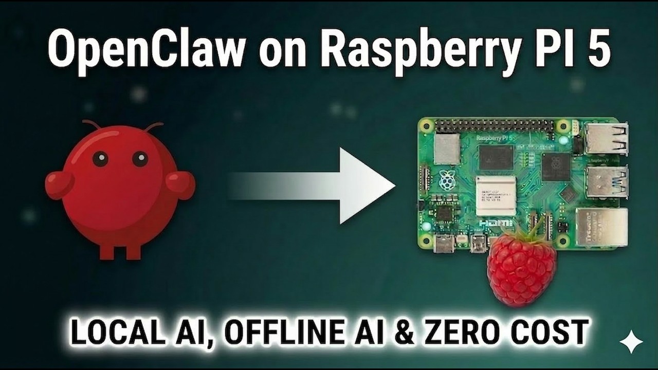 Install & Run OpenClaw on Raspberry Pi 5 | Zero Cost Local AI | Offline AI | ClawdBot, MoltBot