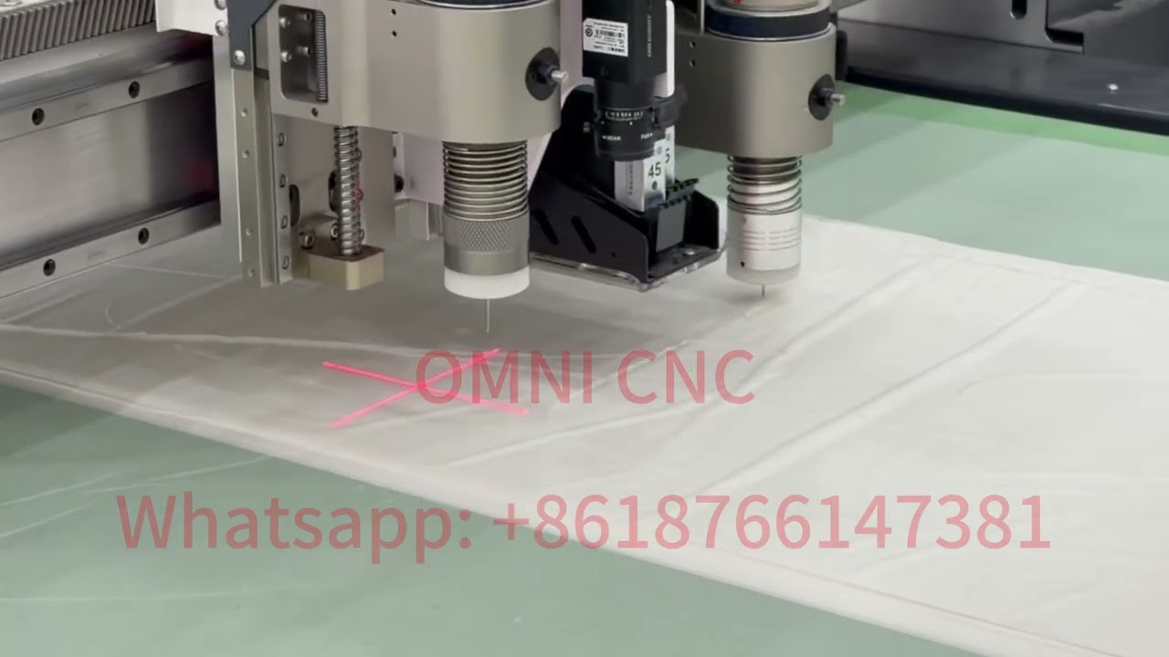 oscillating knife cutting Multi-layer textile | OMNI Digital cutter