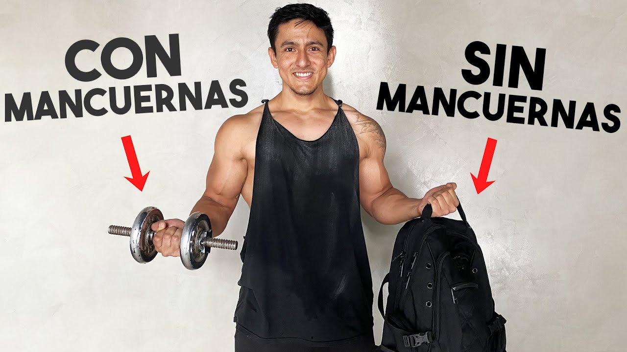 BICEPS en casa SIN mancuernas | 4 Pasos para sacar BÍCEPS en CASA