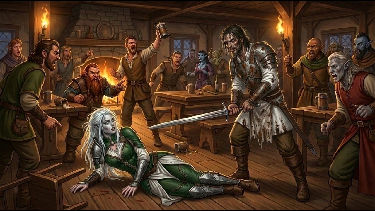 Injured Orc Girl Entered in the Bar and They Called Her a Monster...Until the Truth Destroyed Them