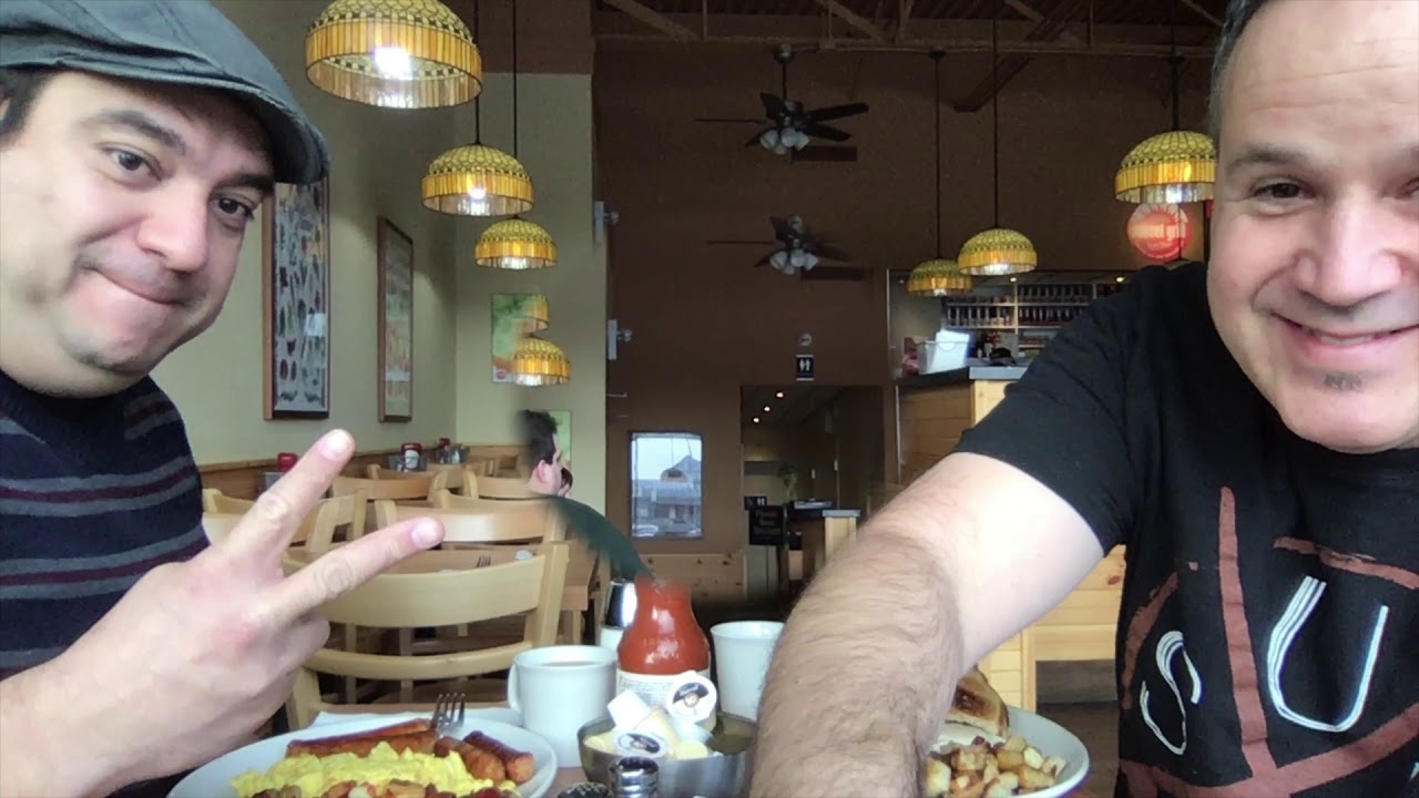 Raul & Troy's Breakfast Reviews ~ Sunset Grill in St. Catharines, Ontario (Fairview Mall)
