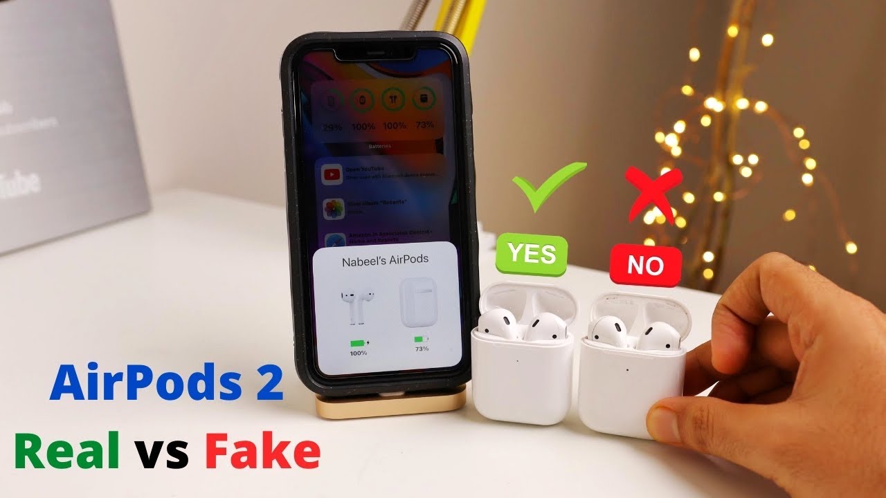 Real vs Fake AirPods 2 in Hindi