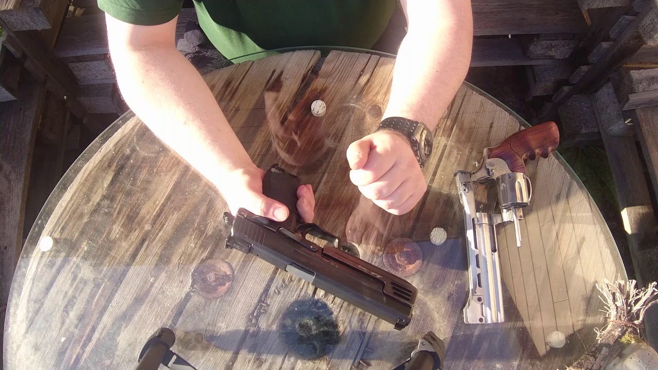 Abzugstraining Großkaliber Pistole und Revolver