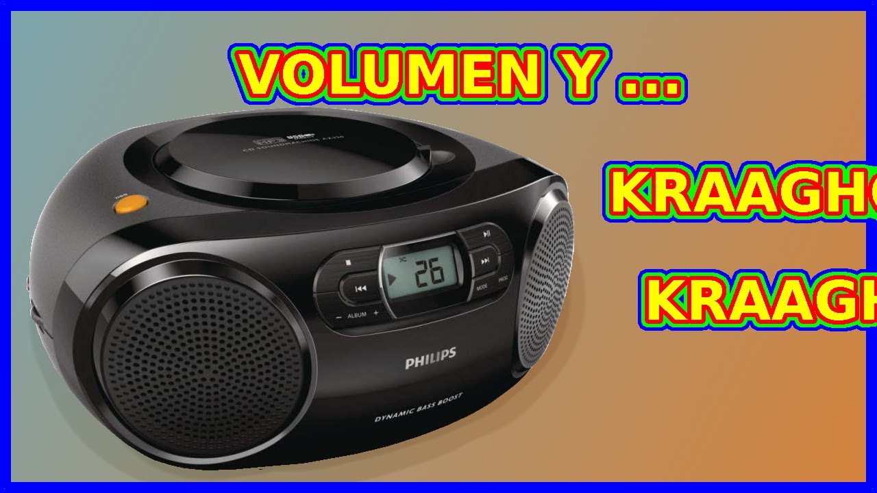 📻 COMO reparar RUIDOS al MANEJAR radio cd mp3 usb philips soundmachine az320 📻 E0253