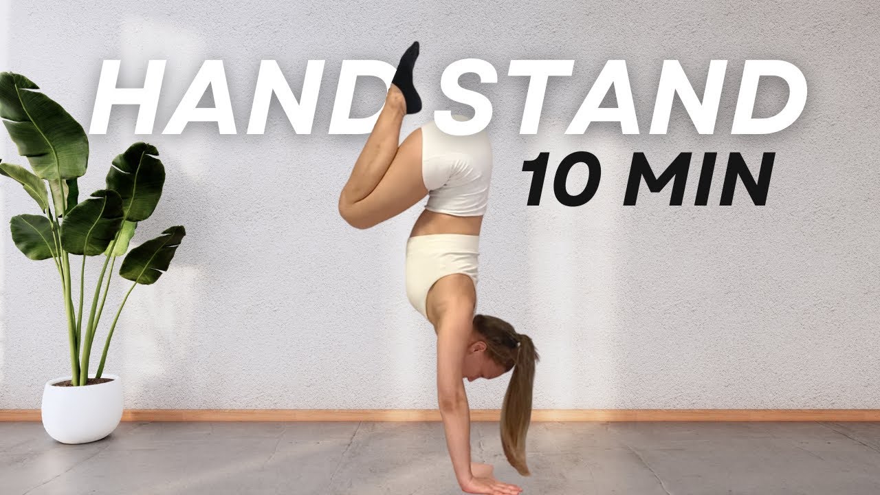 10 MIN HANDSTAND - Follow Along (Build Your Strength)