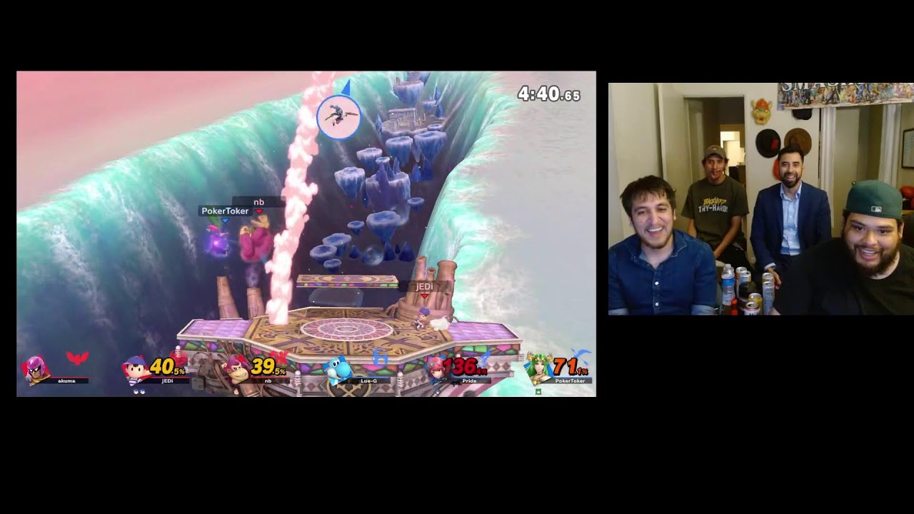 Smash bros w/ Smashfoos Ft. Backayrd Trhayrds