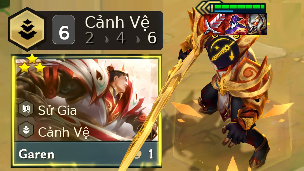 K3SOJU SỬ DỤNG GAREN ANH HÙNG TRUYỀN THUYẾT SIÊU CARRY LEO RANK CỰC KHỎE | DTCL MÙA 11