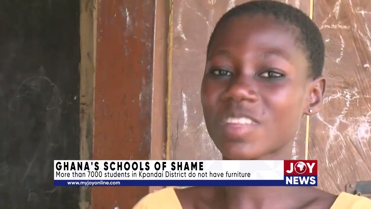 Ghana's Schools of shame: More than 7000 students in Kpandai District do not have furniture