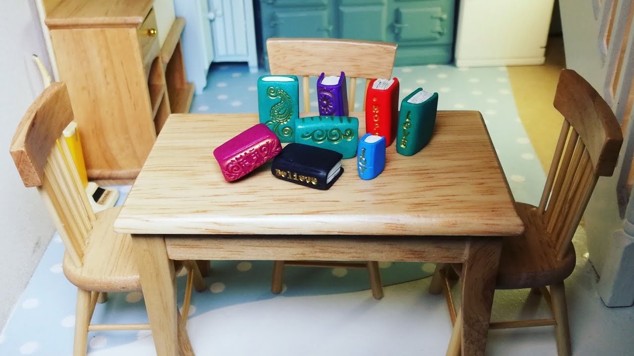 Making 1:12 Miniature Books From Polymer Clay